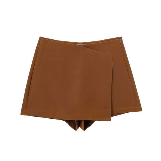 Damen sportliche Shorts mit elegantem Layering-Design EB