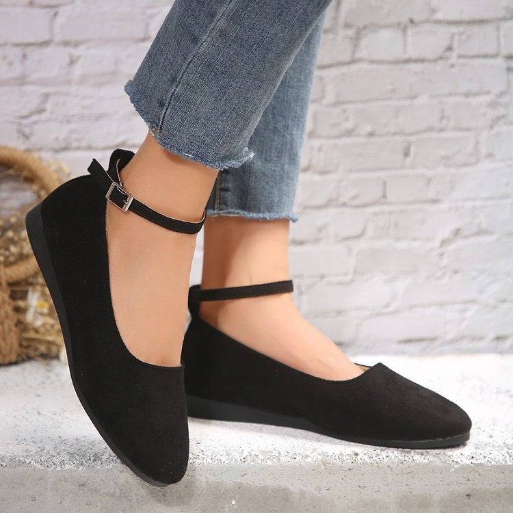Damen elegante Schnürschuhe mit modischem Riemendesign EB