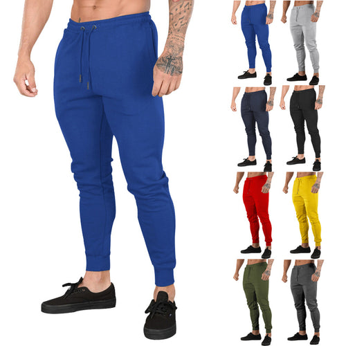 Herren Sportliche Jogginghose mit elastischem Bund und praktischen Reißverschlusstaschen EB