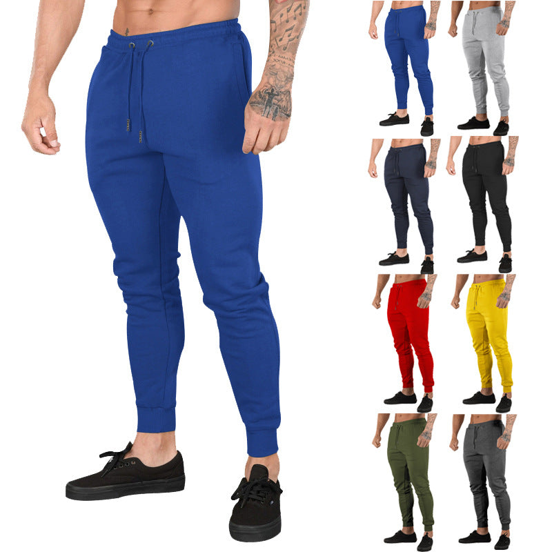 Herren Slim-Tapered Sweat-Jogger mit elastischem Tunnelzugbund & gerippten Knöchelbündchen EB
