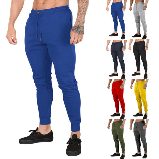 Herren Slim-Tapered Sweat-Jogger mit elastischem Tunnelzugbund & gerippten Knöchelbündchen EB