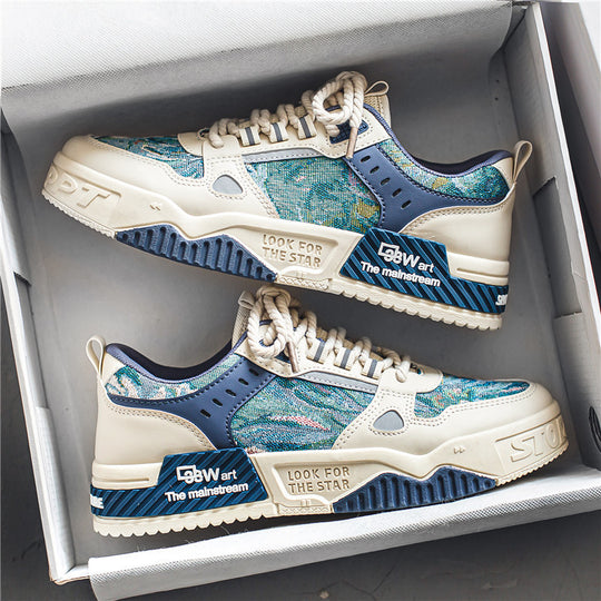 Damen trendige Sneaker mit modernem Design EB