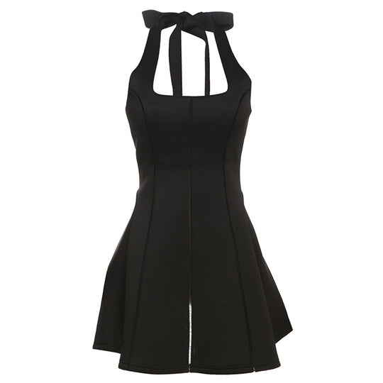 Damen Skaterkleid mit Rückenschnürung und figurumspielendem Schnitt EB