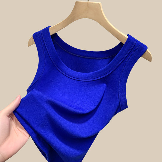 Damen ärmelloses Basic-Top aus hochwertigem Material EB