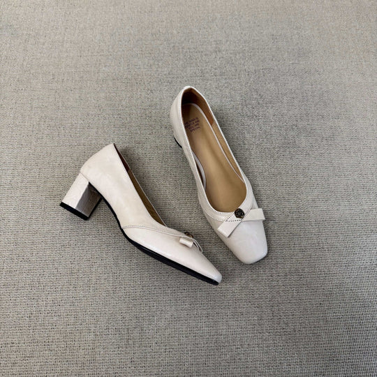 Damen elegante Blockabsatz-Pumps mit modischem Riemchen EB