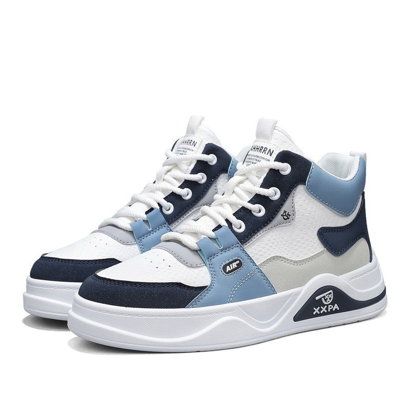 Damen Sportliche High-Top Sneakers mit stoßdämpfender Sohle und atmungsaktivem Obermaterial EB