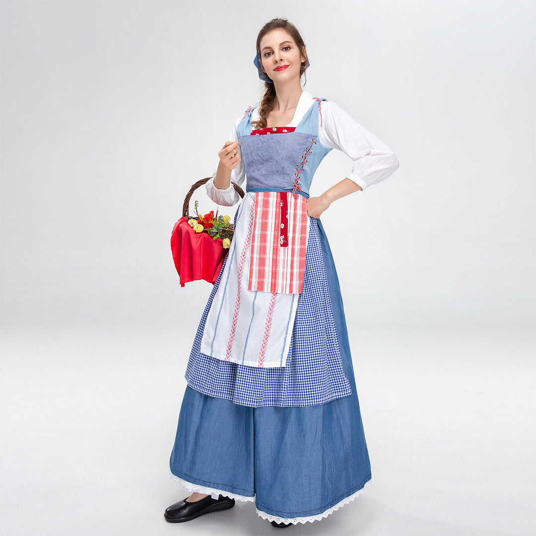Damen Trachtenkleid mit nostalgischem Design und aufwendigen Details EB