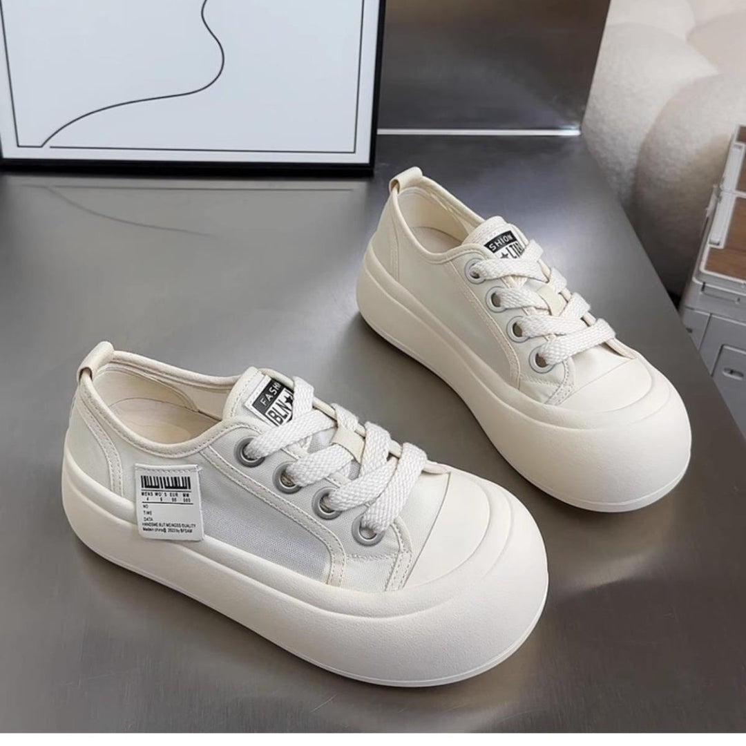 Damen modische Chunky-Sneaker mit bequemer Profilsohle EB