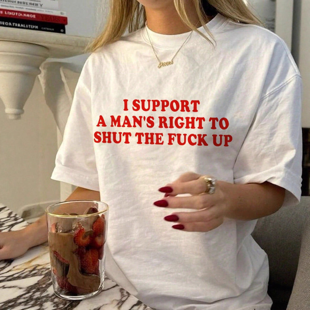 Damen oversized Bachelorette T-Shirt mit exklusivem Print EB
