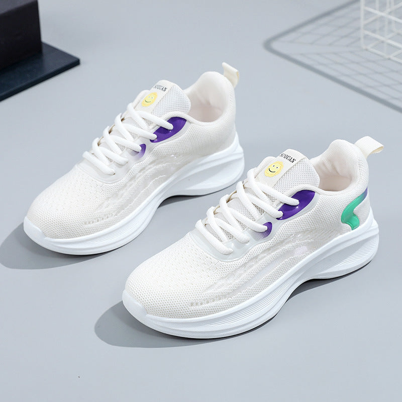 Damen atmungsaktive Freizeitschuhe mit flexiblem Sohlenprofil EB