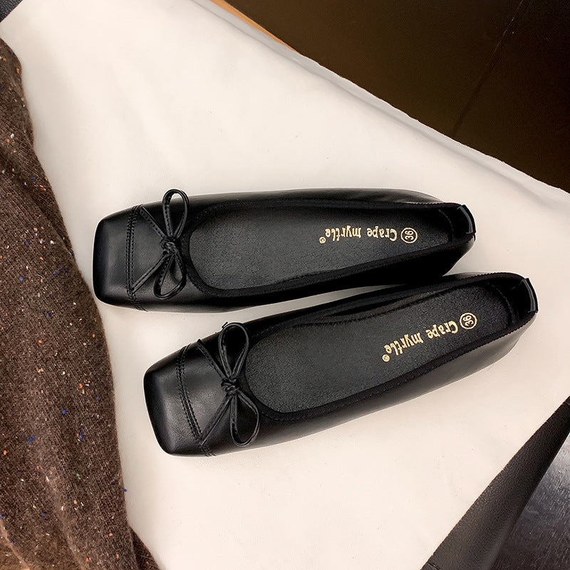 Damen Ballerinas mit dezentem Schleifen-Detail EB