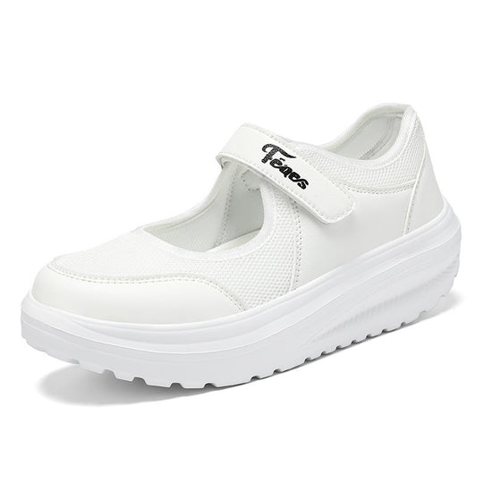 Damen Komfortable und atmungsaktive Freizeitschuhe mit Klettverschluss EB