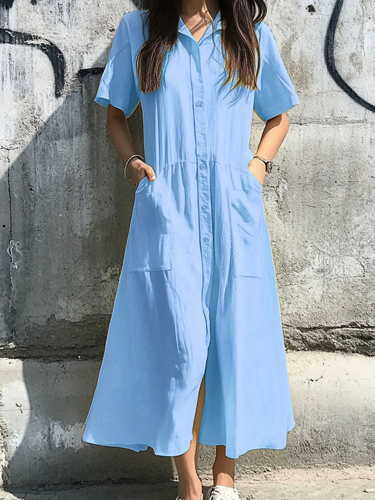 Damen Sommerkleid im lockeren Schnitt EB