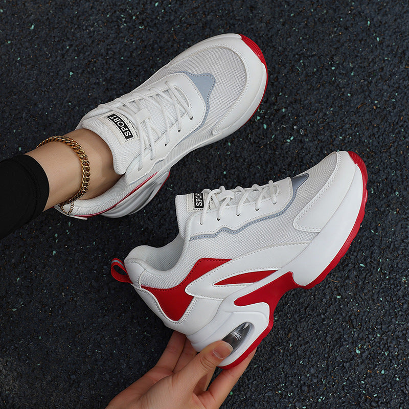 Damen Sportliche Sneakers mit dämpfender Air-Cushion Sohle EB