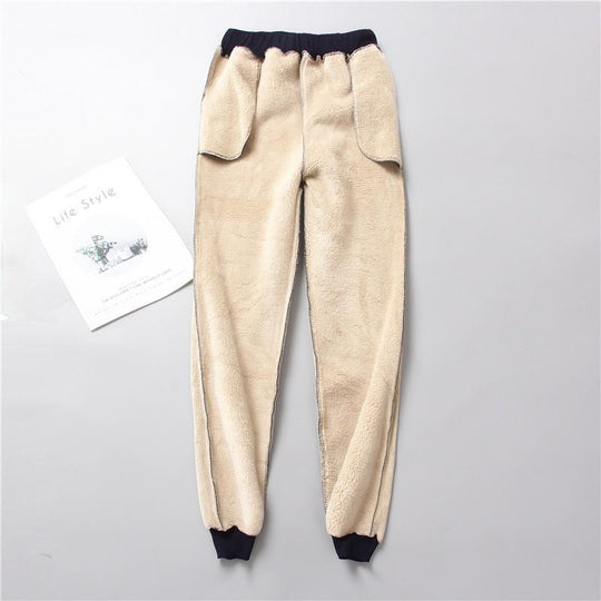 Damen nan gefütterte Therm-Jogginghose mit Kordelzug, seitlichen Eingrifftaschen und schmalem Bein EB