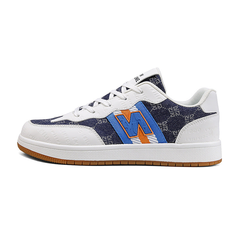 Damen modische Sneakers mit verstärktem Fersenbereich und atmungsaktiver Oberflächenstruktur EB