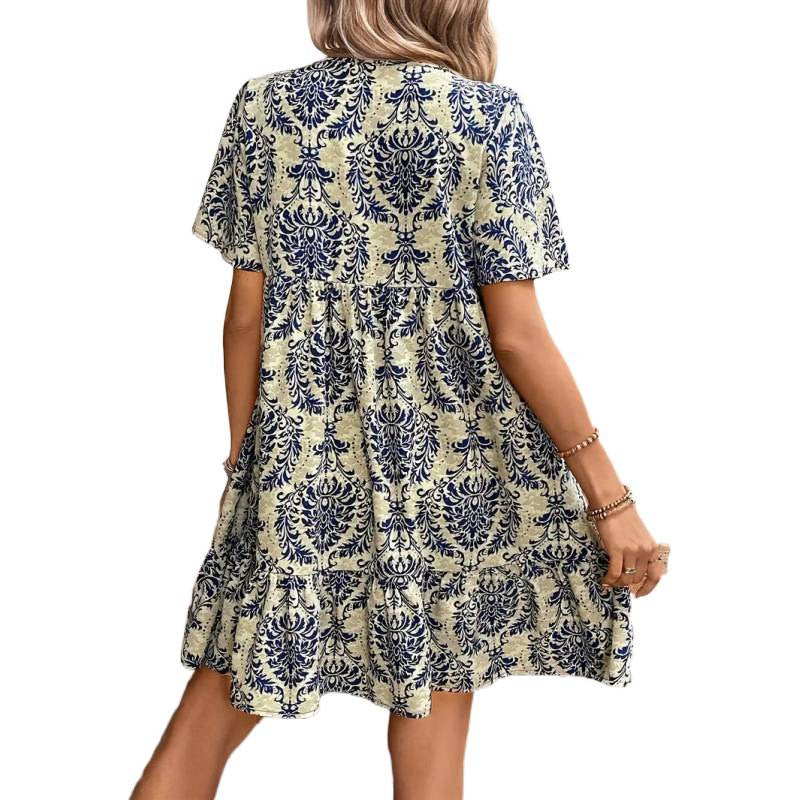 Damen Sommerkleid im Vintage-Stil EB