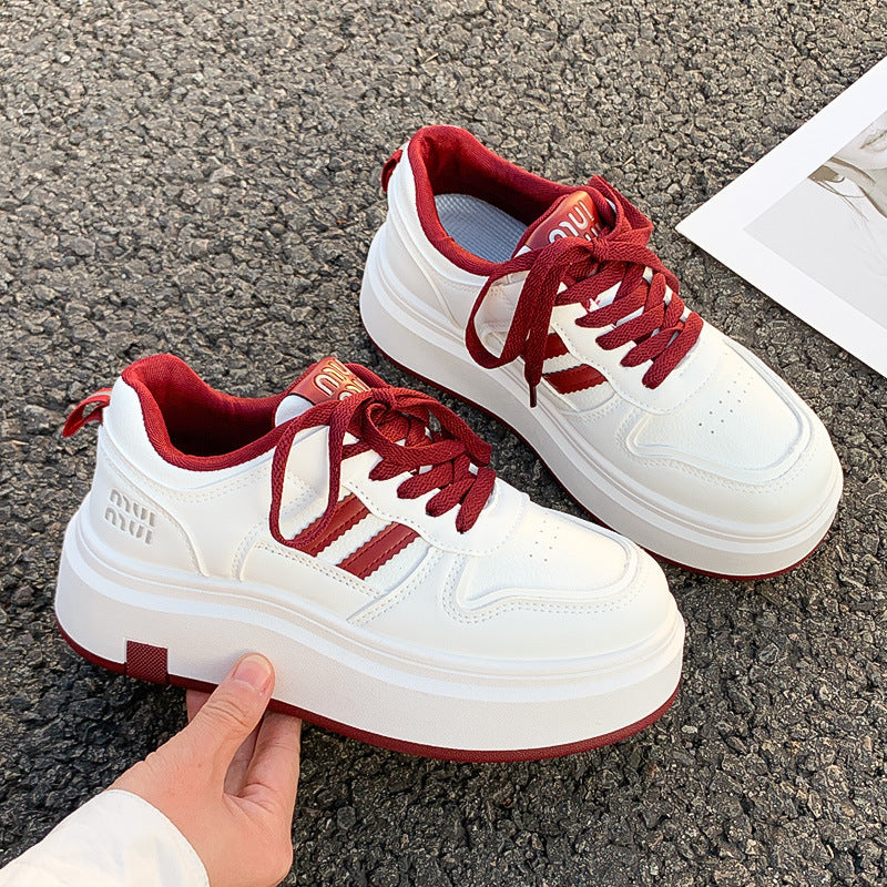 Damen Chunky Sneaker mit hochgradiger Dämpfung und atmungsaktiver Oberflächenstruktur EB