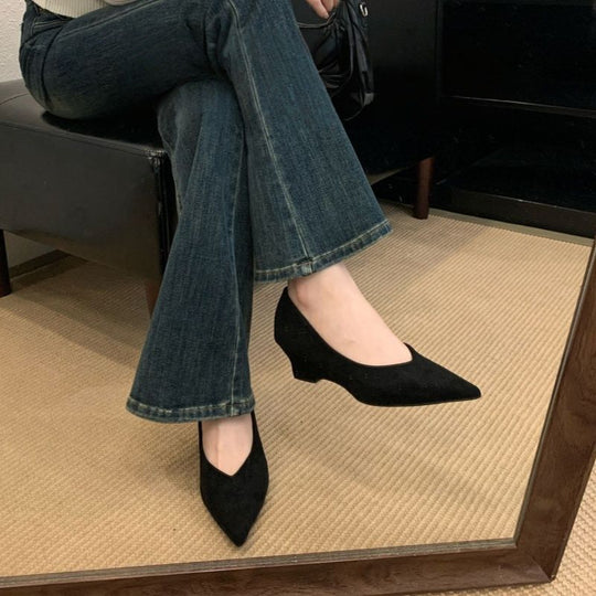 Damen elegante Slipper mit schönem Schleifendetail EB