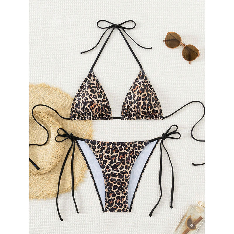 Damen Triangle-Bikini Set mit verstellbaren Bändern EB