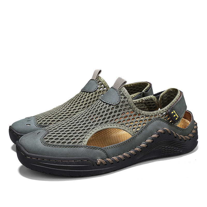 Damen Sportliche Outdoor-Sandalen mit rutschfester Sohle und atmungsaktivem Netz EB