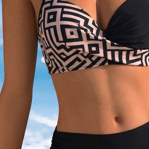 Damen Design-Bikini mit innovativem Twist-Top EB