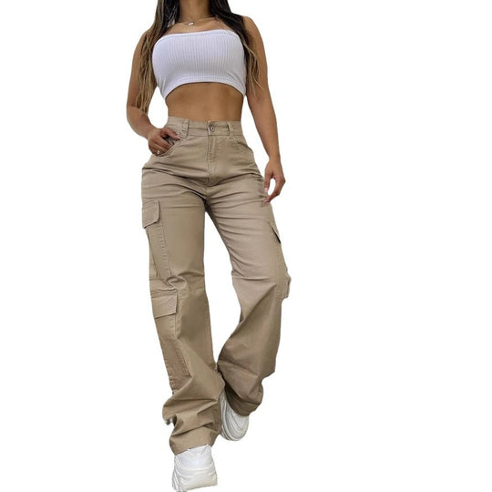 Damen Cargo-Hose mit praktischen Taschen und modernem Schnitt EB