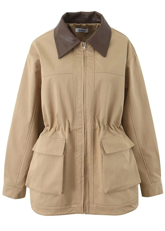 EB | Utility-Jacke mit Kontrastkragen