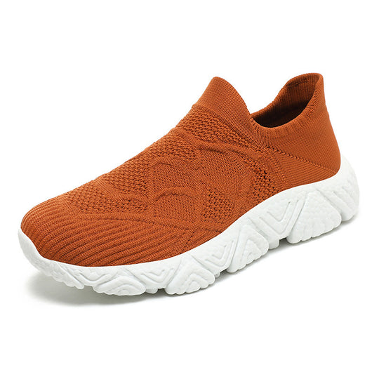 Damen Atmungsaktive Slip-On Sneakers mit flexiblem Sohlenprofil EB