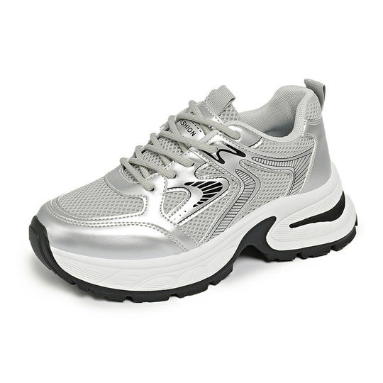 Damen atmungsaktive Sport Sneakers mit dämpfender Sohle und rutschfestem Profil EB