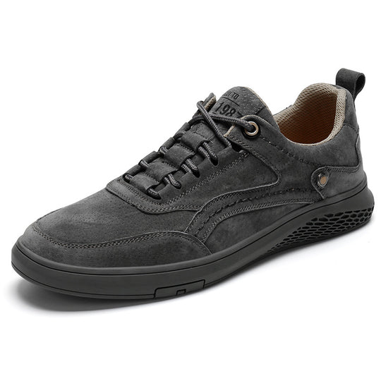 Herren Bequeme Sneaker aus hochwertigem Wildleder mit atmungsaktiver Sohle EB