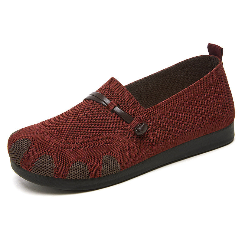 Damen Bequeme und stylische Sneakers mit innovativem Textiloberteil und rutschfester Sohle EB