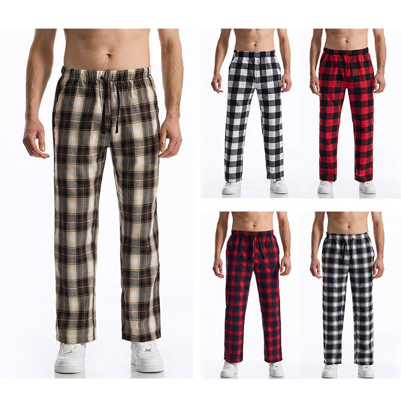 Herren komfortable Karohose EB