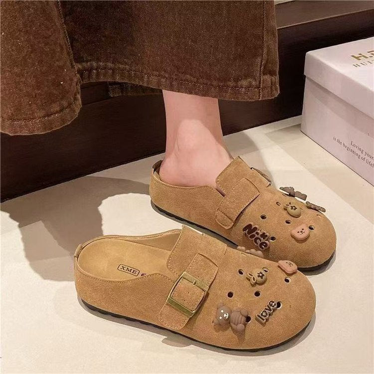 Damen Komfortable Clogs mit individuellen Verzierungen EB