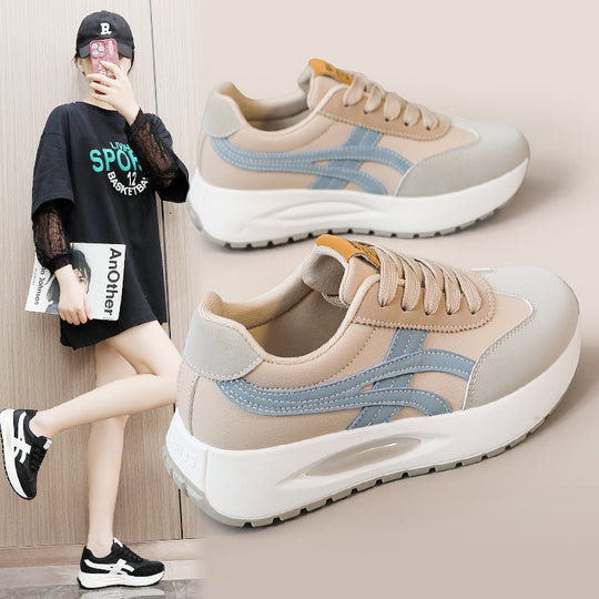 Damen Sportliche Sneakers mit dämpfendem Sohlenprofil und robustem Obermaterial EB