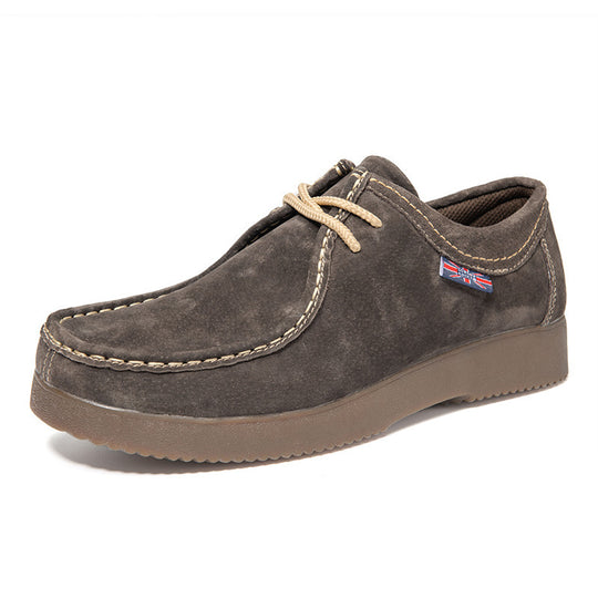 Damen elegante Mokassins aus hochwertigem Wildleder mit komfortabler Sohle EB