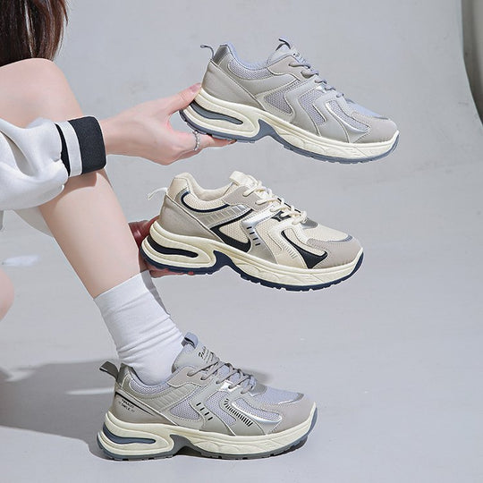 Damen Lifestyle Sneakers mit atmungsaktivem Obermaterial und stoßdämpfender Sohle EB