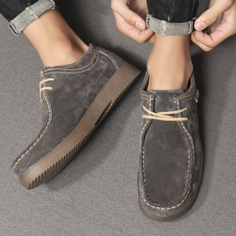 Damen elegante Mokassins aus hochwertigem Wildleder mit komfortabler Sohle EB