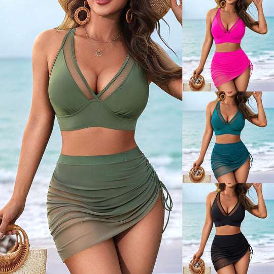 Damen Badeanzug mit raffiniertem Schnitt EB
