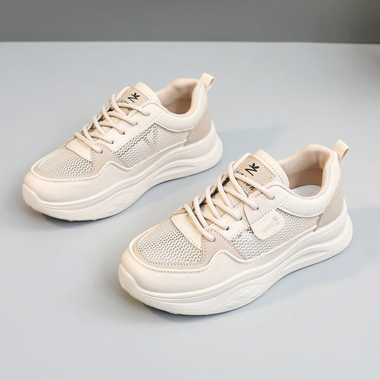 Damen Sneakers mit atmungsaktivem Mesh-Obermaterial und stoßdämpfender Sohle EB