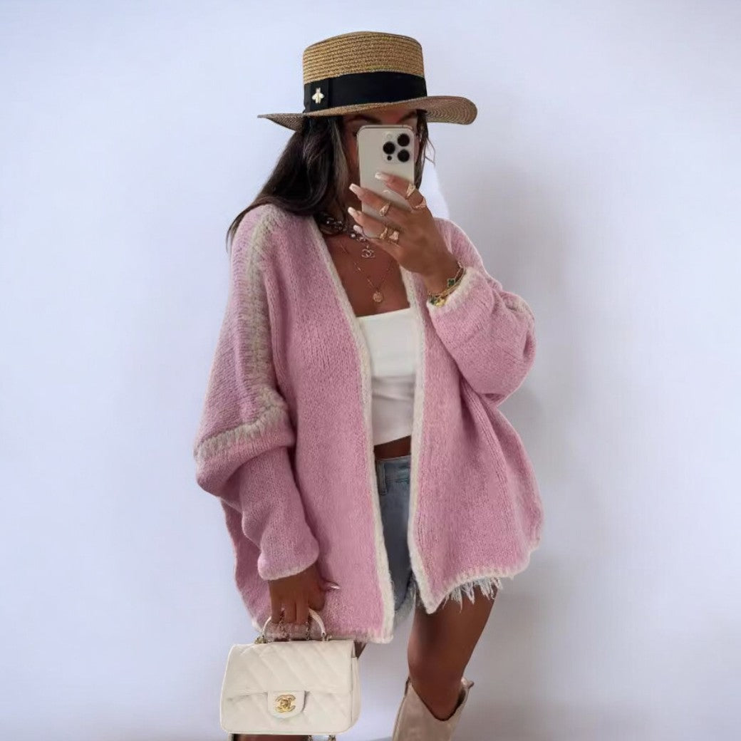EB | Elegante Strickjacke Im Overgröße Stil