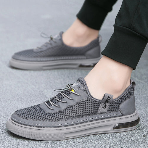 Damen Sportliche Mesh-Sneaker mit Luftpolster EB