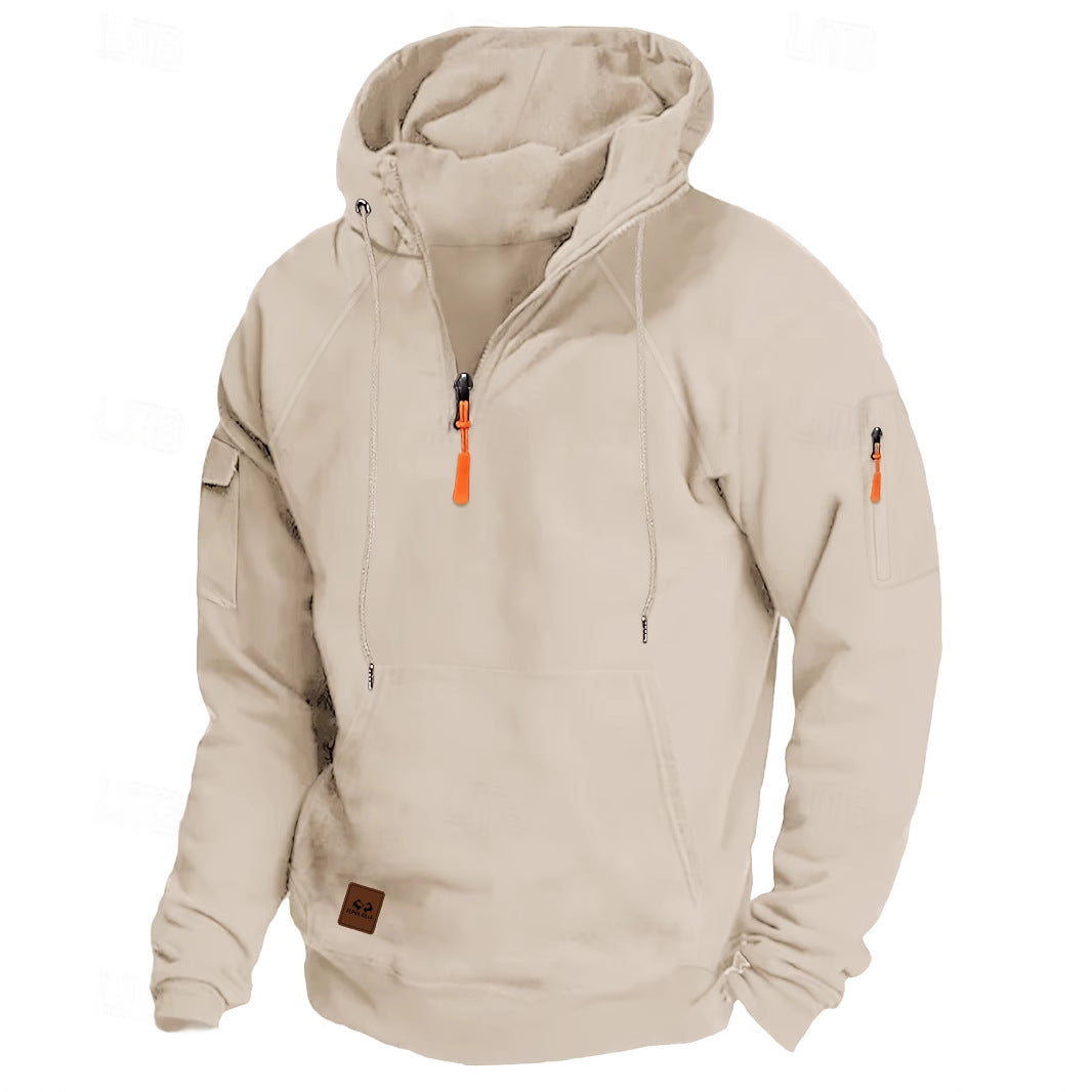 Damen Trendige Fleecejacke mit oversized Kragen EB