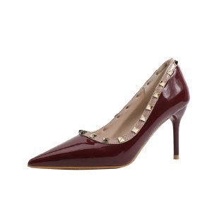 Damen elegante Stiletto-Pumps mit Glitzerverzierungen EB