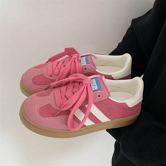 Damen Sportliche Sneakers mit reflektierenden Elementen und atmungsaktiver Oberflächenstruktur EB
