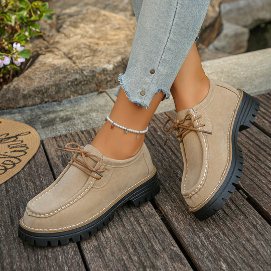 Damen Mokassin-Schuhe mit robustem Profil und weichem Obermaterial EB