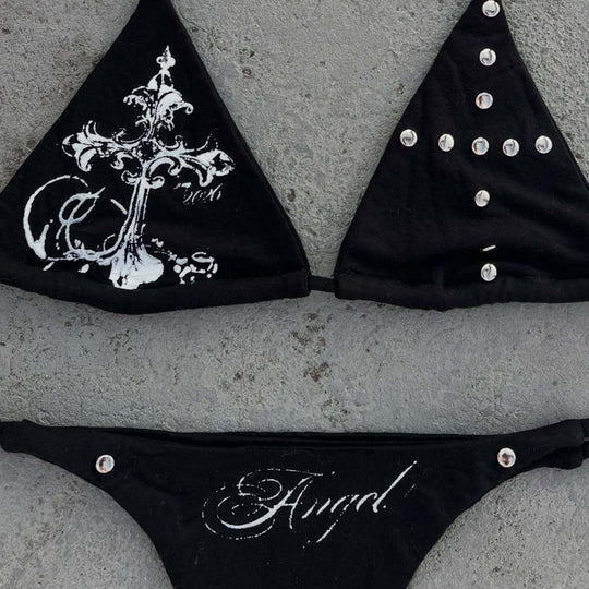 Damen Bikini-Set mit ausgefallenen Details und einzigartigen Akzenten EB