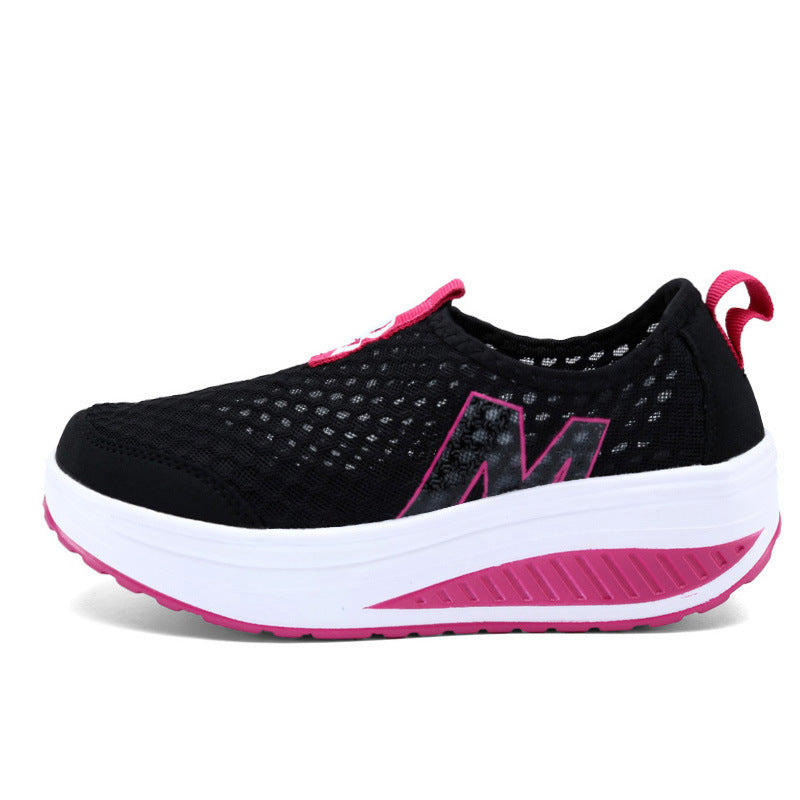 Damen Atmungsaktive Slip-On Sneakers mit rutschfester Sohle und dämpfendem Sohlenprofil EB