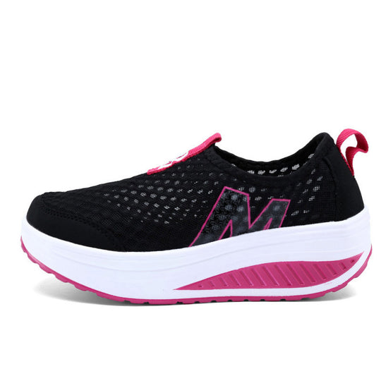 Damen Atmungsaktive Slip-On Sneakers mit rutschfester Sohle und dämpfendem Sohlenprofil EB