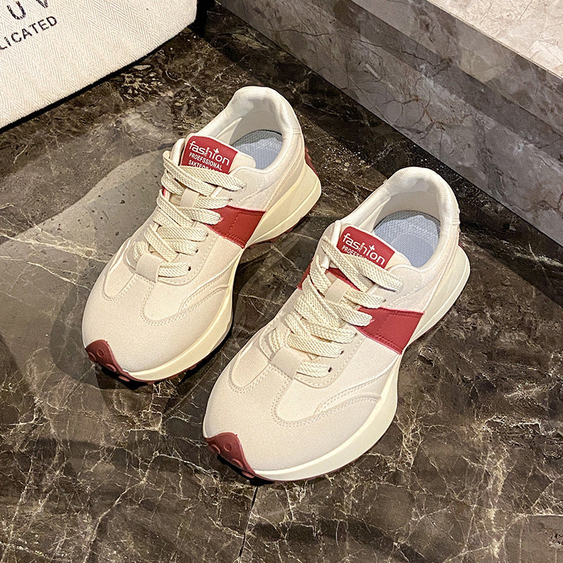 Damen komfortable Freizeitsneaker mit atmungsaktivem Obermaterial und modischem Design EB